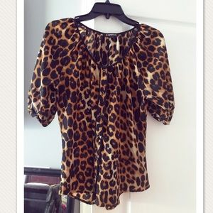 Stylist Leopard Print Blouse